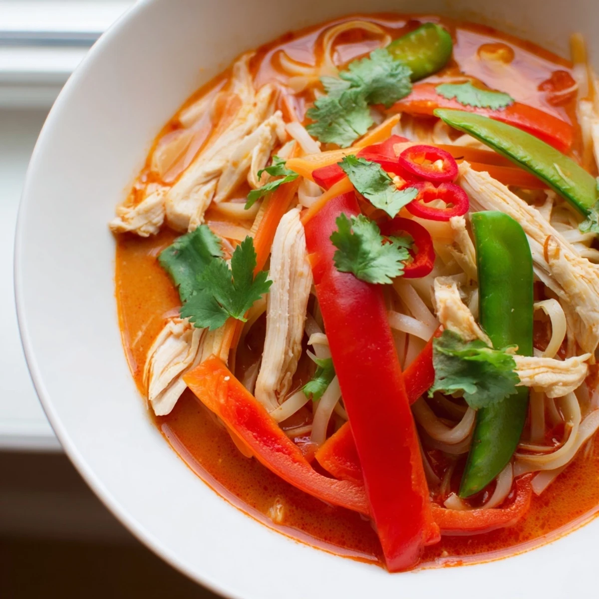Thai Red Curry Noodle Soup