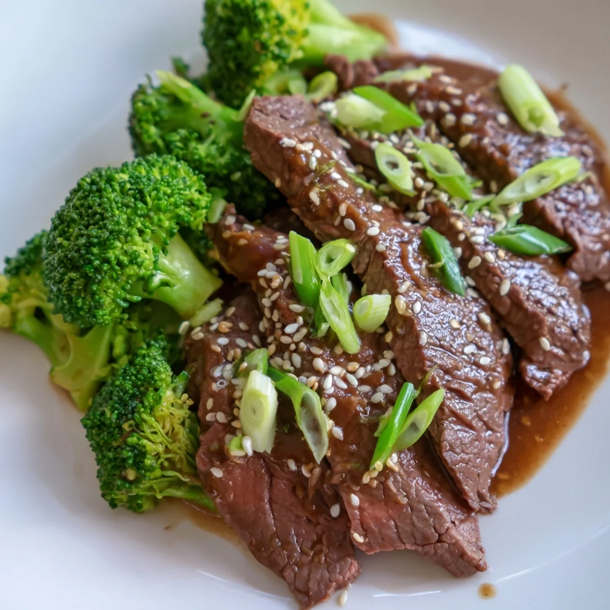 Stir-frying Keto Friendly Beef and Broccoli with Ginger in a hot wok, sautéing aromatic garlic and fresh ginger for a flavorful Asian-inspired meal.