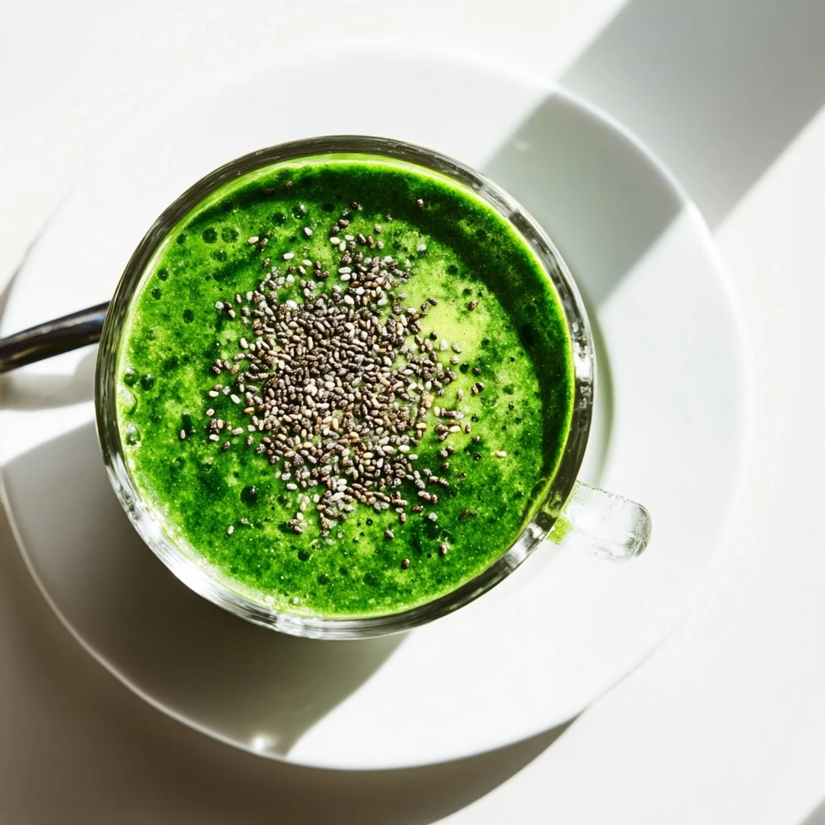 Detox Green Smoothie Spinach Ginger