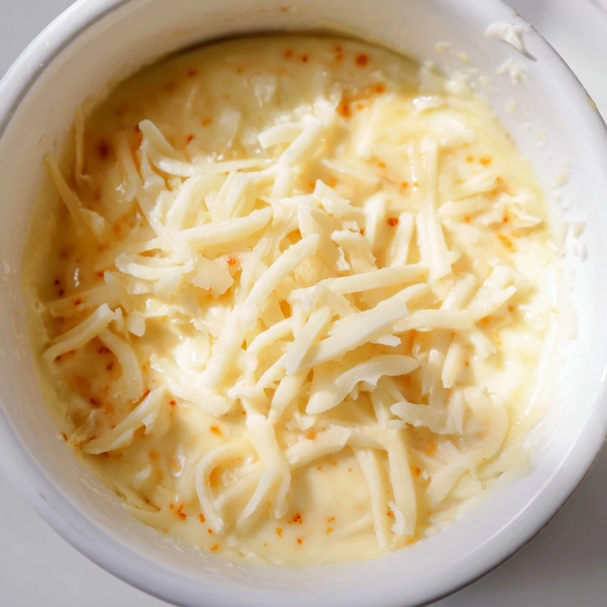 Golden cheese dip for pretzels served in a white bowl with a salty soft pretzel rod