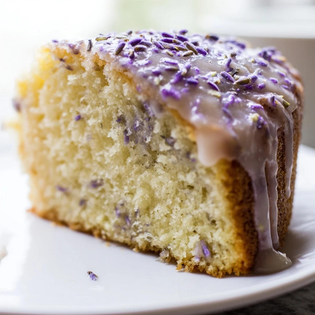 Delicate Aromatic Lavender Cake