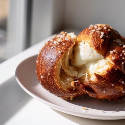 Mozzarella Stuffed Soft Pretzels