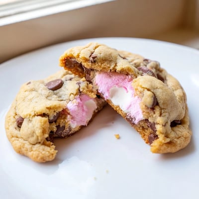 Chocolate Chip Peep Stuffed Easter Cookies